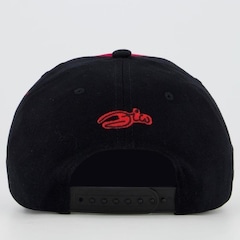 BONÉ ABA CURVA FUTFANATICS FLAMENGO ESCUDO - SNAPBACK - ADULTO - Foto 4