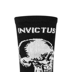 Meias Cano Alto Invictus Skull Cranium - Adulto - Foto 3