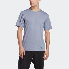 Camiseta adidas Treino Yoga Base - Masculina - Foto 5