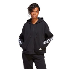 Jaqueta de Moletom com Capuz adidas Zíper Future Icons 3-Stripes - Feminina - Foto 2