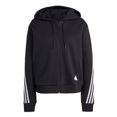 Jaqueta de Moletom com Capuz adidas Zíper Future Icons 3-Stripes - Feminina - Foto 1
