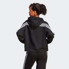 Jaqueta de Moletom com Capuz adidas Zíper Future Icons 3-Stripes - Feminina - Foto 6