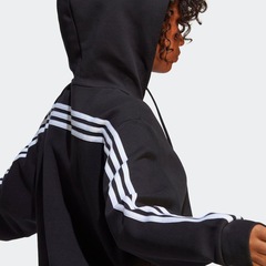 Jaqueta de Moletom com Capuz adidas Zíper Future Icons 3-Stripes - Feminina - Foto 10