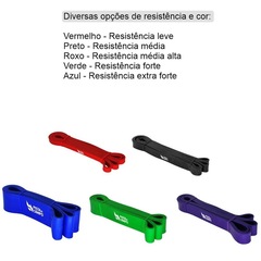 Super Bands Pista e Campo 6.4 Power Band Faixa Thera Crossfit - 100kg - Foto 4