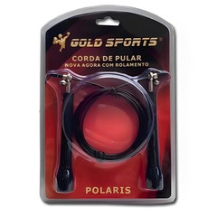 Corda de Pular Gold Sports CrossTrainer Polaris Pro II com Rolamento - 3 mts - Foto 1