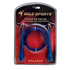 Corda de Pular Gold Sports CrossTrainer Polaris Pro II com Rolamento - 3 mts - Foto 1