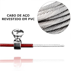 Corda de Pular Gold Sports CrossTrainer Polaris Pro II com Rolamento - 3 mts - Foto 3