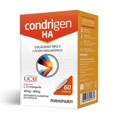 Condrigen H.A. Colágeno Tipo 2 + Ácido Hialurônico Maxinutri - 60 Cáps - Foto 1