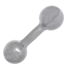 Halter Emborrachado Acte Sports S1 - 1Kg - Foto 1