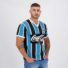 Camisa do Grêmio Retrô 1989 N° 8 Futfanatics - - Masculina - Foto 2