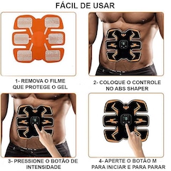 Tonificador Gold Sports Total Shape Turbo Usb Estimulador - Foto 4