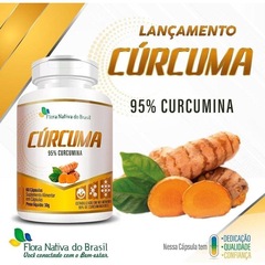 Kit Cúrcuma 95% Curcumina Flora Nativa - 60 Capsulas - 6 Unds - Foto 3
