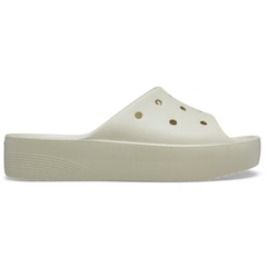 Chinelo Crocs Classic Plataform Slide - Feminino - Foto 1