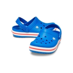 Sandália Crocs Crocband Clog Kids Bolt - Infantil - Foto 3