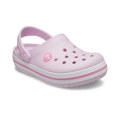 Sandália Crocs Crocband Clog Kids Ballerina - Infantil - Foto 5