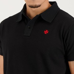 Camisa Polo do Vasco Patch Kappa - Masculina - Foto 4