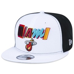Boné Aba Reta New Era 9FIFTY NBA City Edition Miami Heat Snapback - Adulto - Foto 1