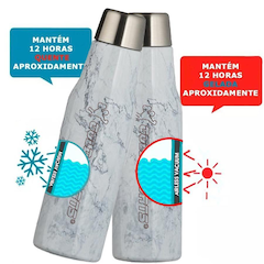 Garrafa Térmica Gold Sports Marb - 500ml - Foto 3