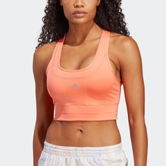 Top Fitness com Bojo adidas Médio Suporte Running Pocket - Feminino - Foto 6