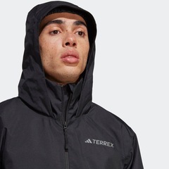 Jaqueta de Chuva com Capuz adidas Terrex Multi Rain.Rdy 2.5 - Masculina - Foto 8