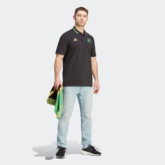 Camisa Polo da Jamaica JFF DNA adidas - Masculina - Foto 7