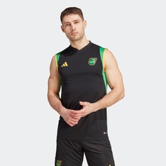 Camisa adidas Jamaica Tiro 23 sem Mangas - Masculina - Foto 2