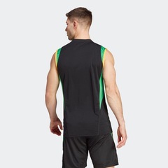 Camisa adidas Jamaica Tiro 23 sem Mangas - Masculina - Foto 4
