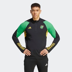 Camiseta adidas Manga Longa da Jamaica Tiro 23 Treino - Masculina - Foto 2
