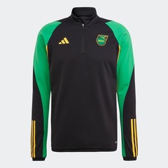 Camiseta adidas Manga Longa da Jamaica Tiro 23 Treino - Masculina - Foto 3