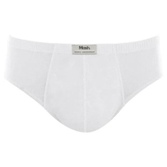 Cueca Slip Mash Algodão Lisa - Adulto - Foto 2