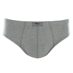 Cueca Slip Mash Algodão Lisa - Adulto - Foto 2