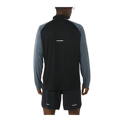 Camiseta de Manga Longa Asics Icon 1/2 Zip - Masculina - Foto 2