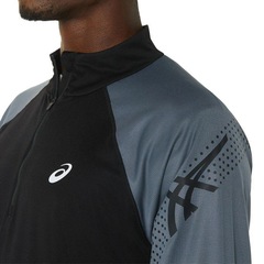 Camiseta de Manga Longa Asics Icon 1/2 Zip - Masculina - Foto 6