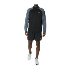 Camiseta de Manga Longa Asics Icon 1/2 Zip - Masculina - Foto 8
