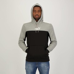Blusa de Moletom Puma Masculina com Capuz Essentials Block Fl - Foto 5