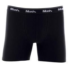 Cueca Boxer Longa Mash Masculina Cotton Algodão Elástico - Foto 1