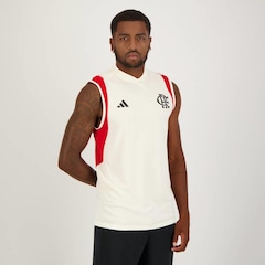 Camiseta Regata do Flamengo Treino Atleta 2023 adidas - Masculina - Foto 5