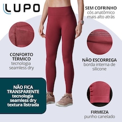 Calça Legging Lupo Sport Basic Carmin - Feminina - Foto 4