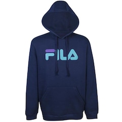 Blusão de Moletom com Capuz Fila Comfort Letter Winter - Masculino - Foto 1