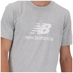 Camiseta New Balance Essentials Basic - Masculina - Foto 3