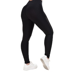 Calça Legging Arrastão Belmento Detalhe Rede - Feminina - Foto 2