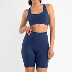 Bermuda Mash Biker Cós Alto Conforto - Feminina - Foto 4