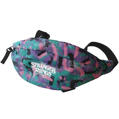 Pochete Quiksilver Stranger Things Belt Bag Full Print Purple - Foto 2