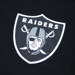 Camiseta New Era Manga Longa NFL Las Vegas Raiders Core - Masculina - Foto 3