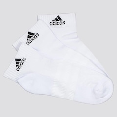 Kit de Meia Cano Médio adidas Sportswear Ankle - 3 Pares - Adulto - Foto 1