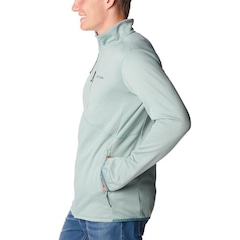 Jaqueta Columbia Park View? Full Zip Fleece Verde - Masculina - Foto 3