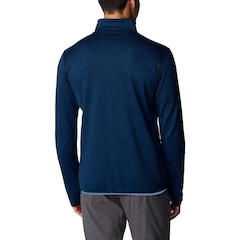 Jaqueta Columbia Park View? Full Zip Fleece Azul - Masculina - Foto 2