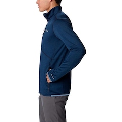 Jaqueta Columbia Park View? Full Zip Fleece Azul - Masculina - Foto 3
