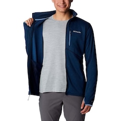 Jaqueta Columbia Park View? Full Zip Fleece Azul - Masculina - Foto 4