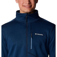 Jaqueta Columbia Park View? Full Zip Fleece Azul - Masculina - Foto 5